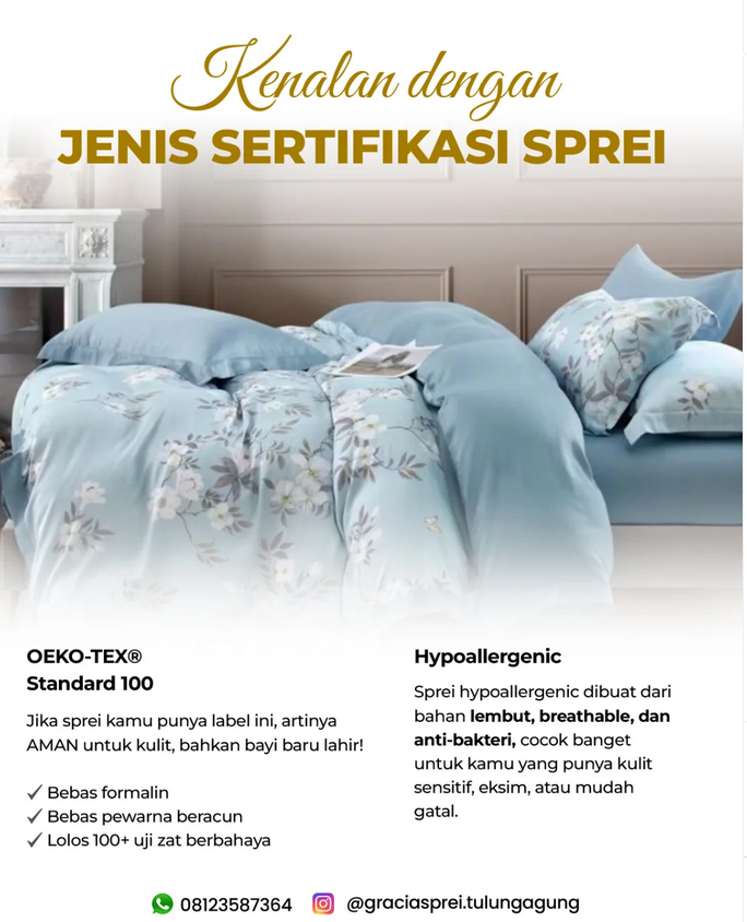 Kenalan Yuk Sama Sertifikasi Sprei! Nggak semua sp